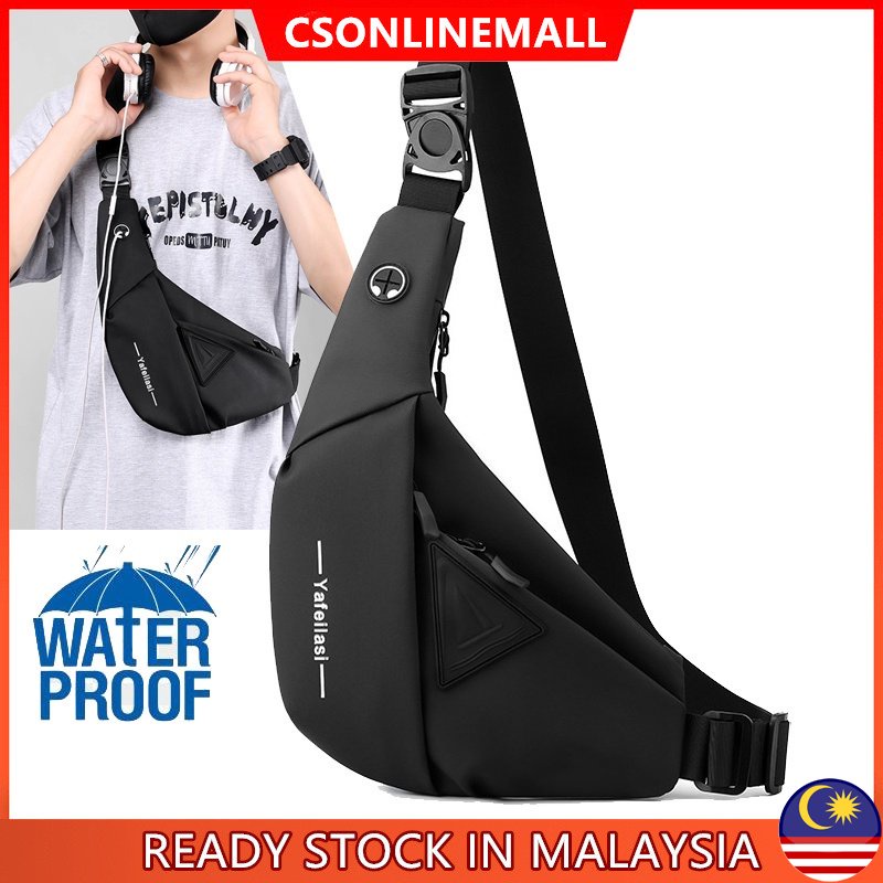 LABER LEE Crossbody Bag Mens Shoulder Sling Bag Multifunction