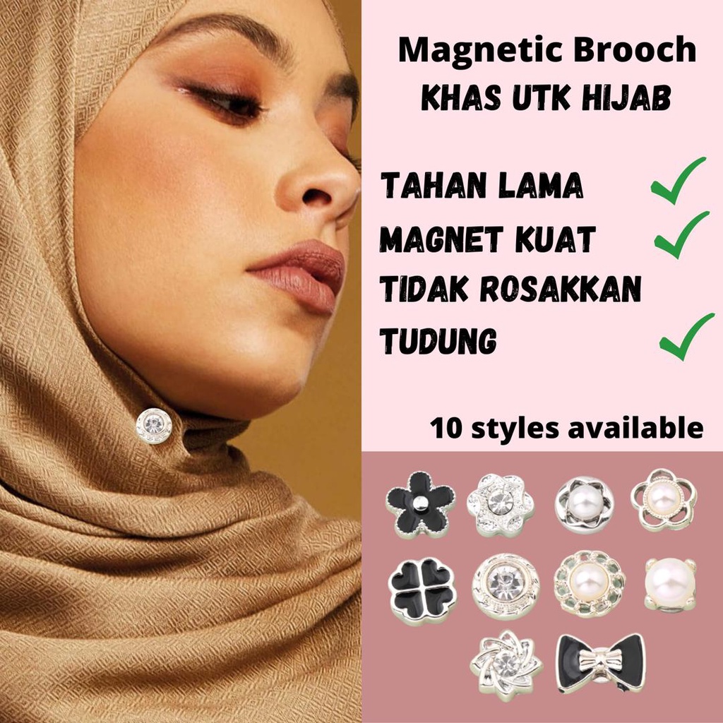 Kerongsang brooch , brooch Muslim Hijab Shawl Tudung