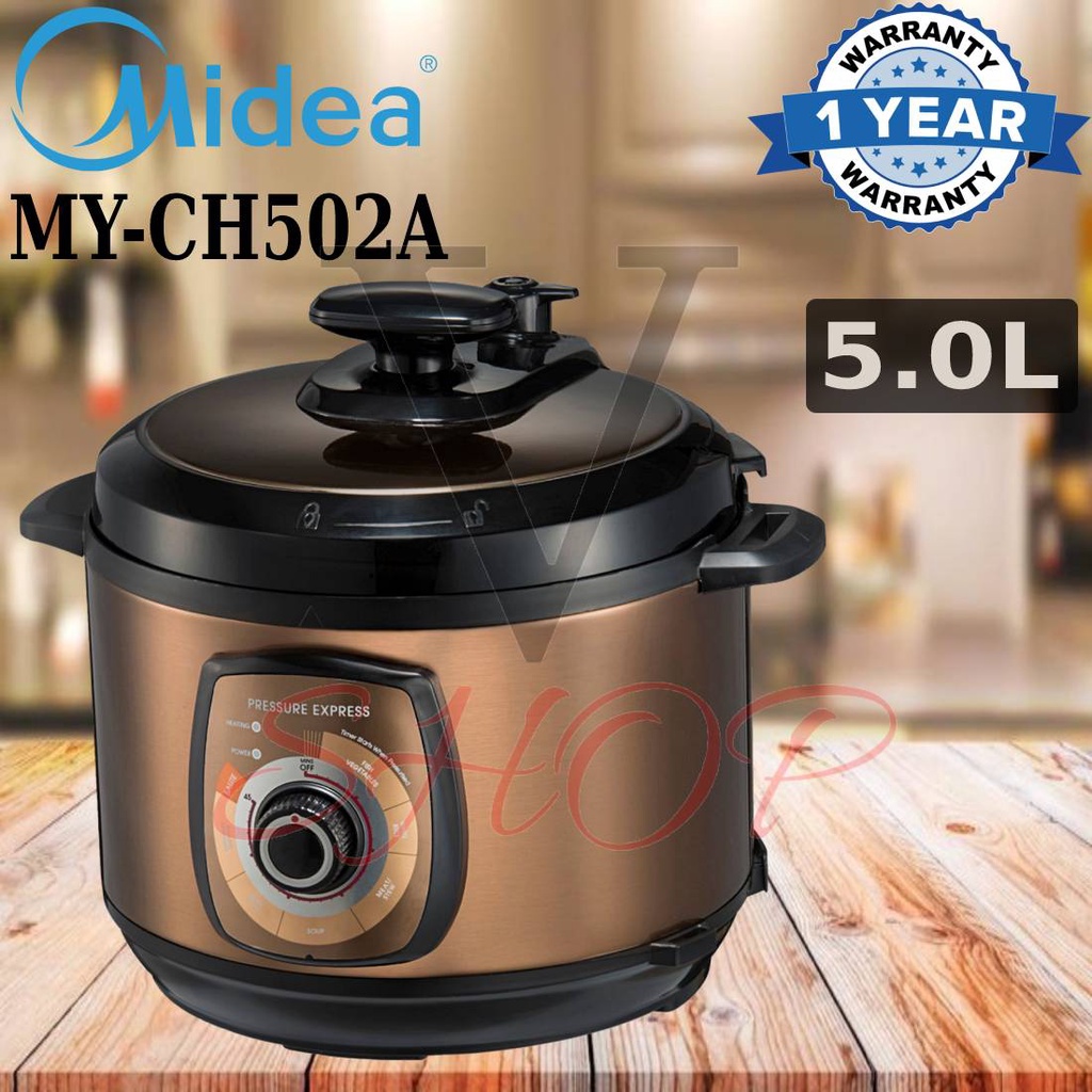 MIDEA 5.7L MULTIFUNCTIONAL PRESSURE COOKER & AIR FRYER MYCN65A // 5
