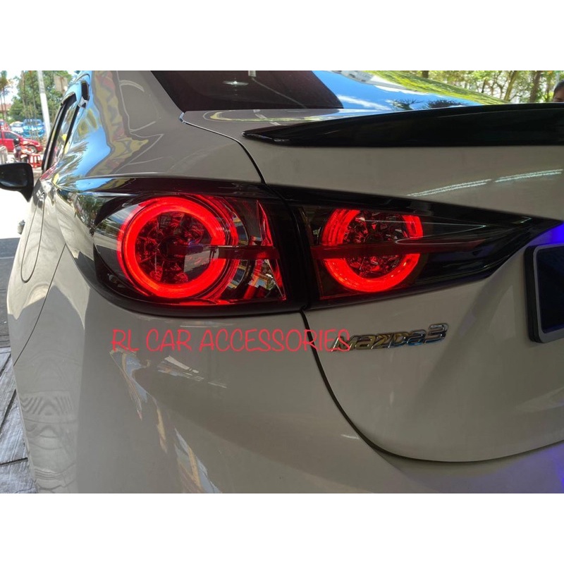 Mazda 3 sedan hatchback skyactive gvc led tail lamp light sequential