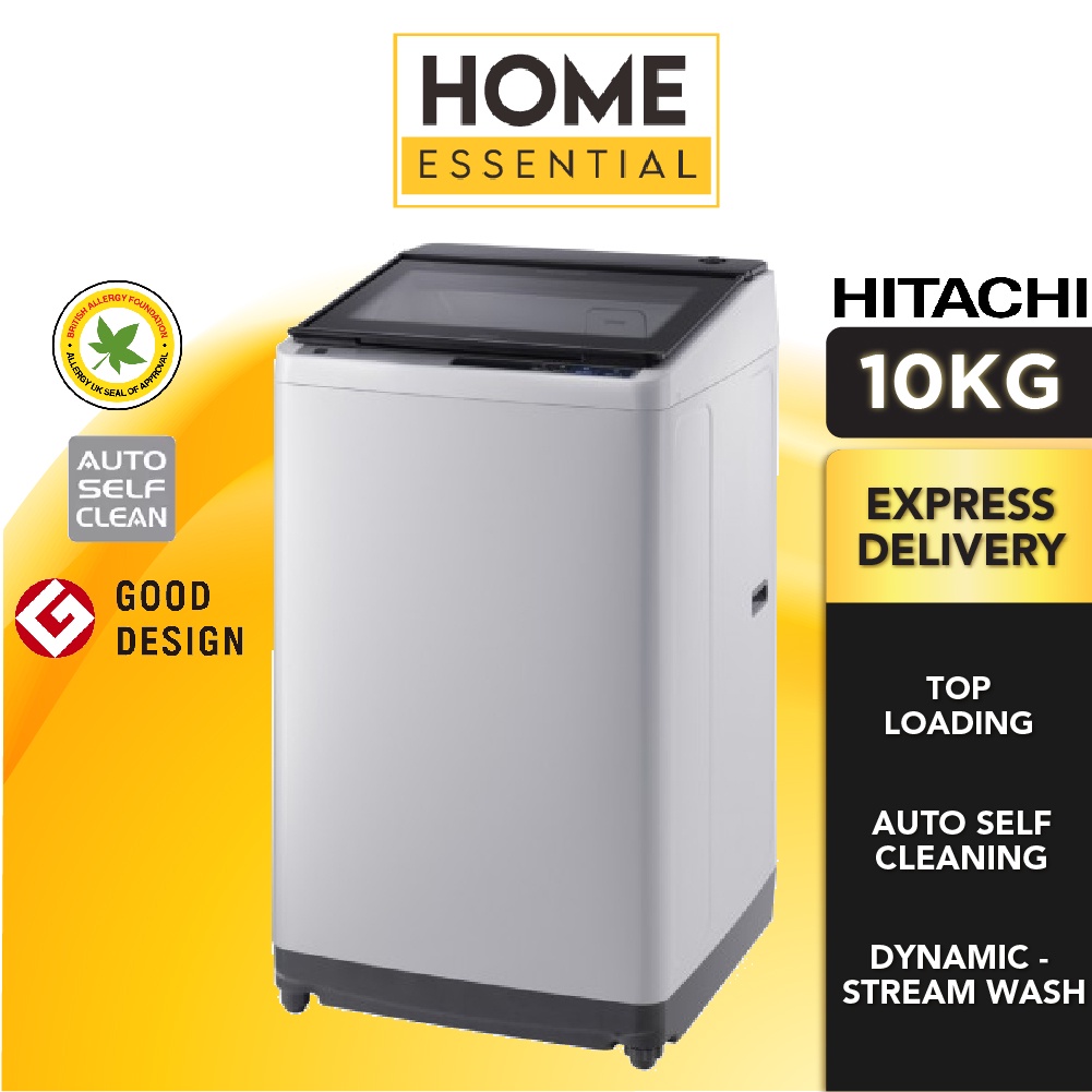 Hitachi 10KG Top Load Dynamic Stream Washing Machine SF100XA Washer