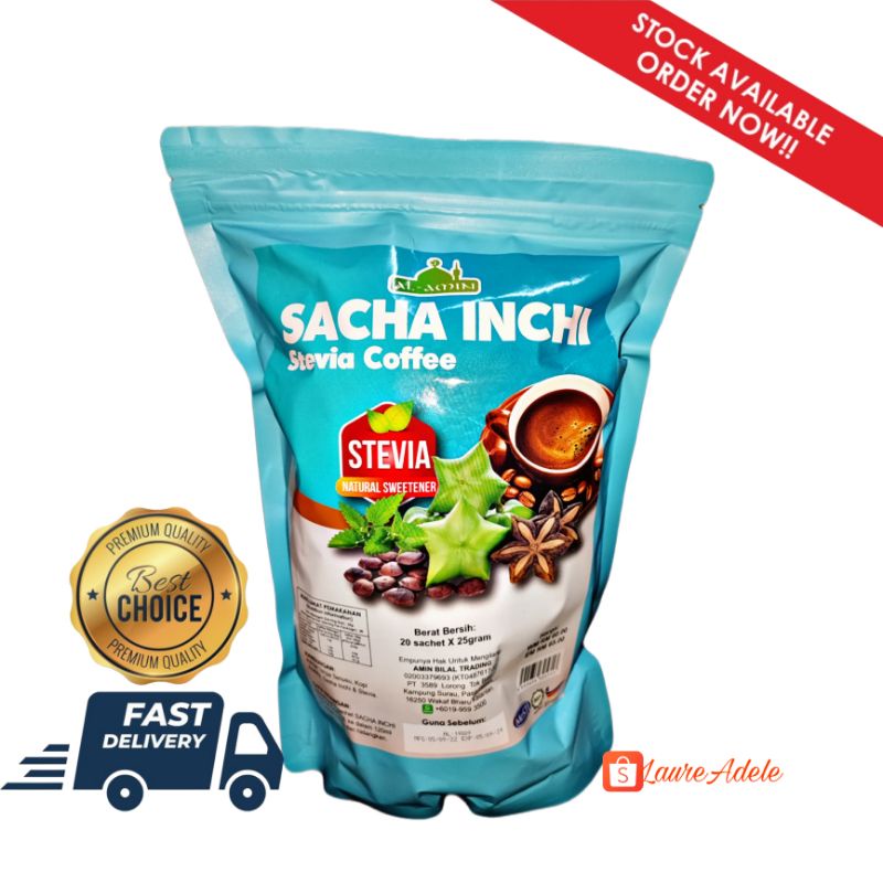 SACHA INCHI + STEVIA KOPI COFFEE PRACAMPUR 20 SACHET Shopee Malaysia