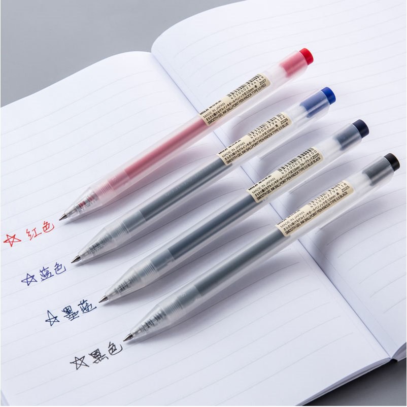 MUJI Smooth Gel Ink Ballpoint Pen Knock Type 0.50mm Shopee Malaysia