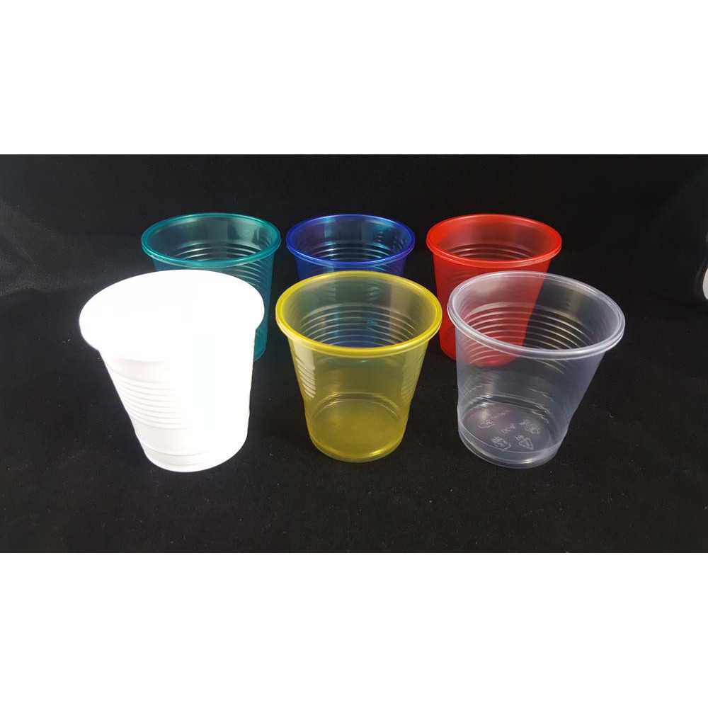6oz (175ml) Plastic Disposable Color Cup 50pcs / Party Cup 6oz