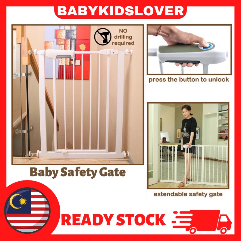 [Ready Stock] Baby Safety Gate Pet Fence Pet Gate Baby Gate Staircase