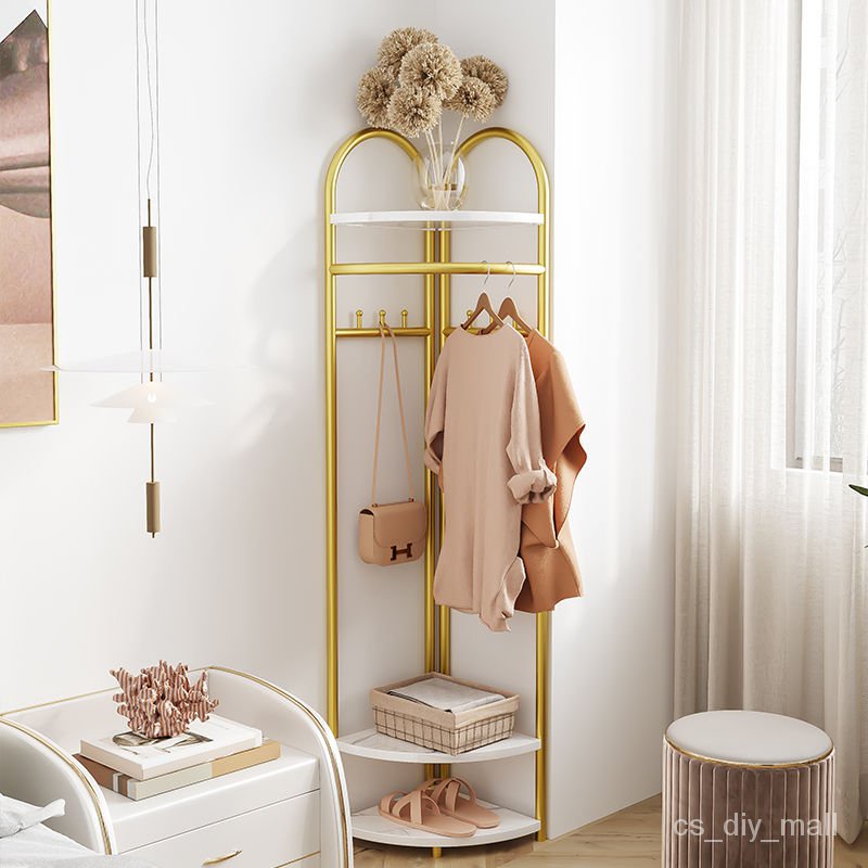 coat rack floor simple Italian storage rack room corner hanger