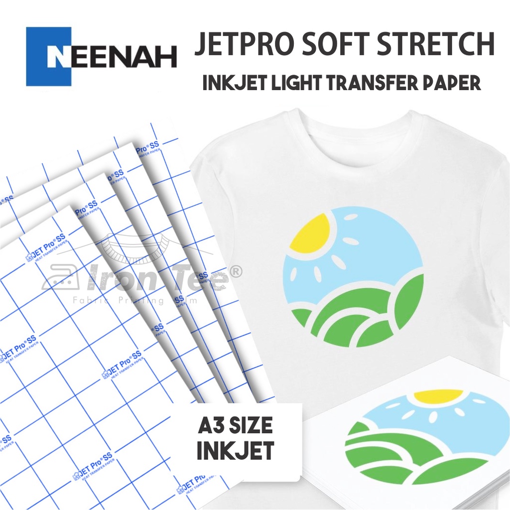 Heat Transfer Paper A4/ A3 size For Inkjet Printer & Light Colour T
