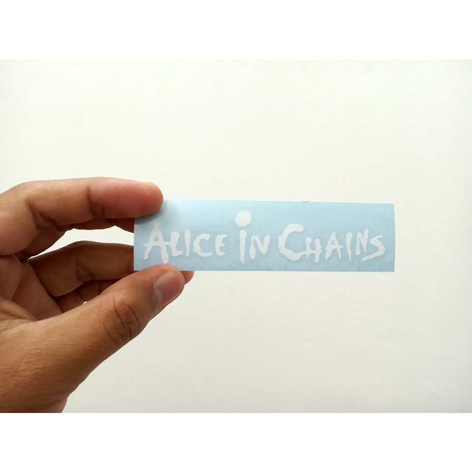 Sticker Band Alice In Chains ( Sticker cutting / outdoor ) Shopee