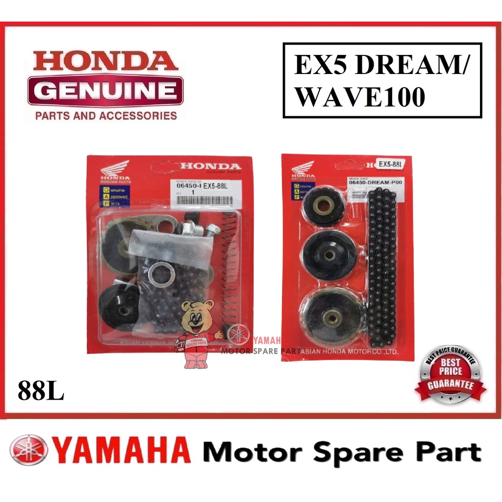 HONDA EX5 DREAM / WAVE100 TIMING ROLLER CHAIN TENSIONER FULL SET