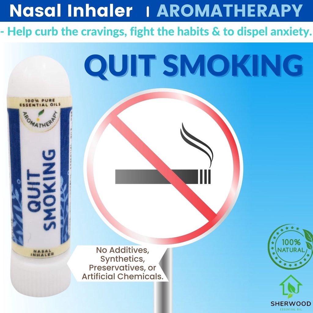 Quit Smoking Aromatherapy Inhaler / 100 Pure and Quality Essential Oil Shopee Malaysia