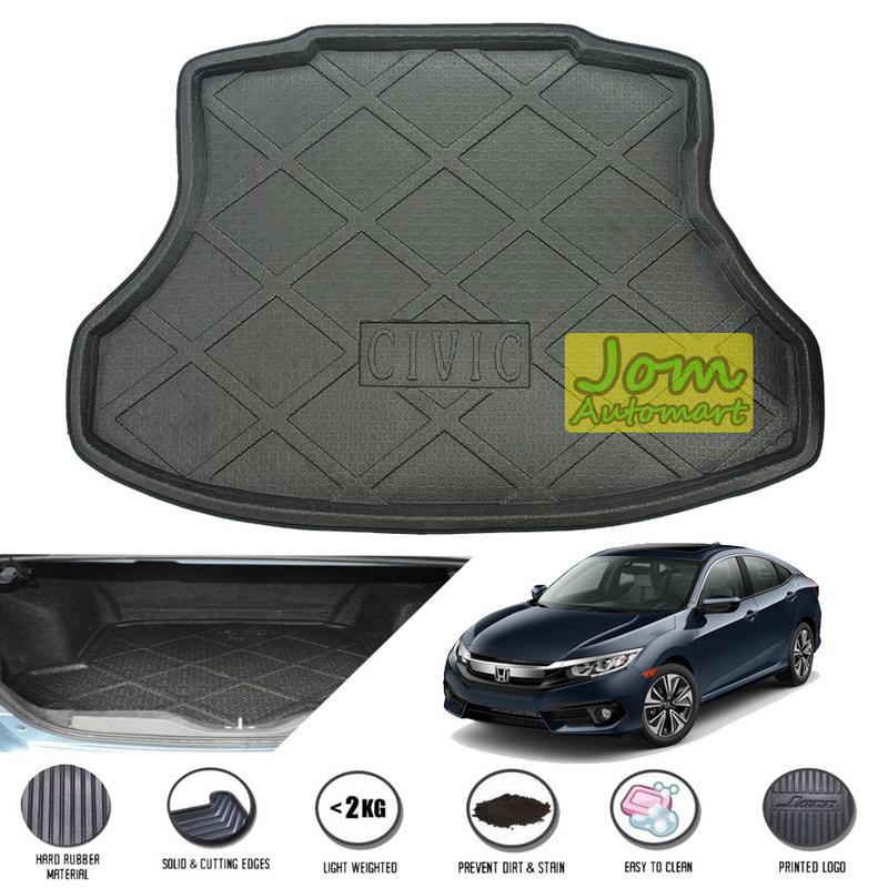 Honda Civic 2016 Rear EVA Cargo Boot Tray Shopee Malaysia
