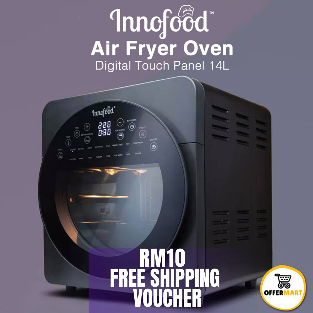 [NEW] Innofood 14L Digital Touch Panel Air Fryer Oven 16in1 With
