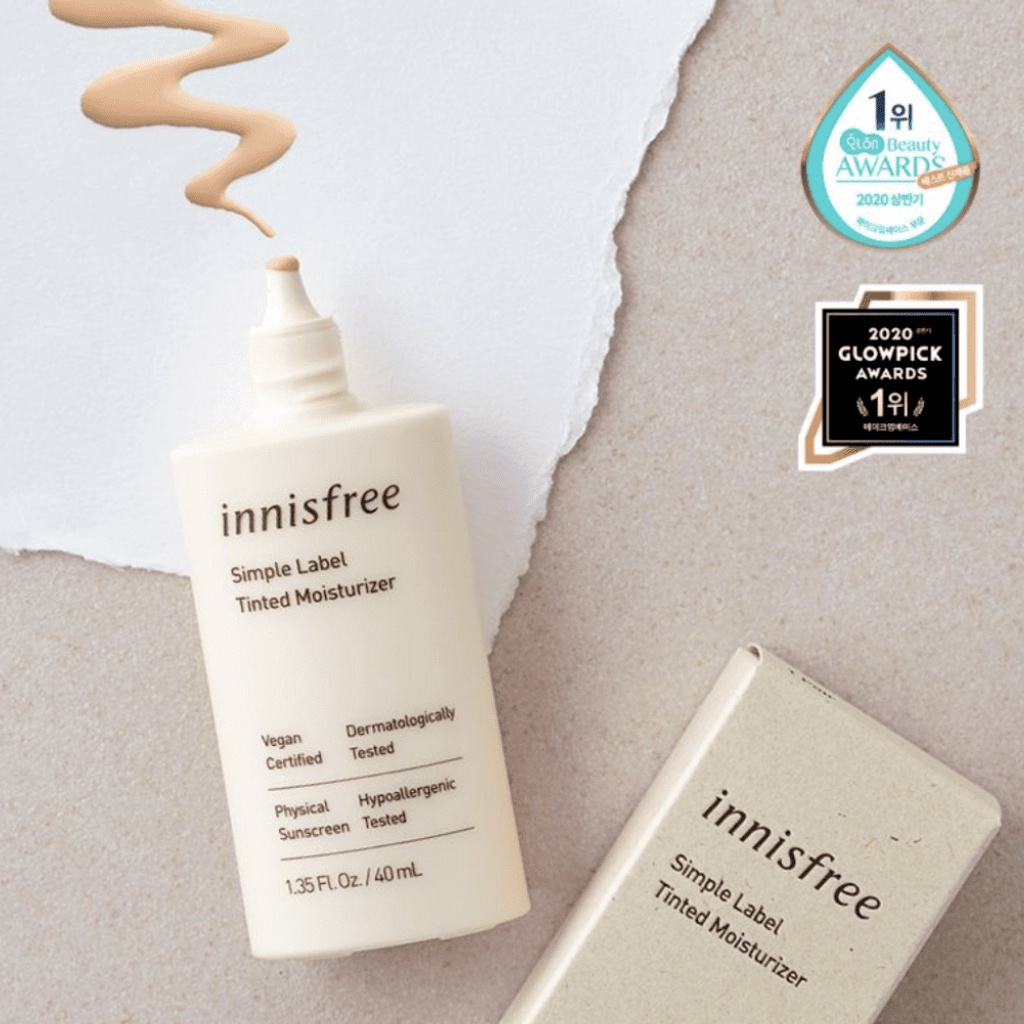 INNISFREE Simple Label Tinted Moisturizer SPF50+ Shopee Malaysia