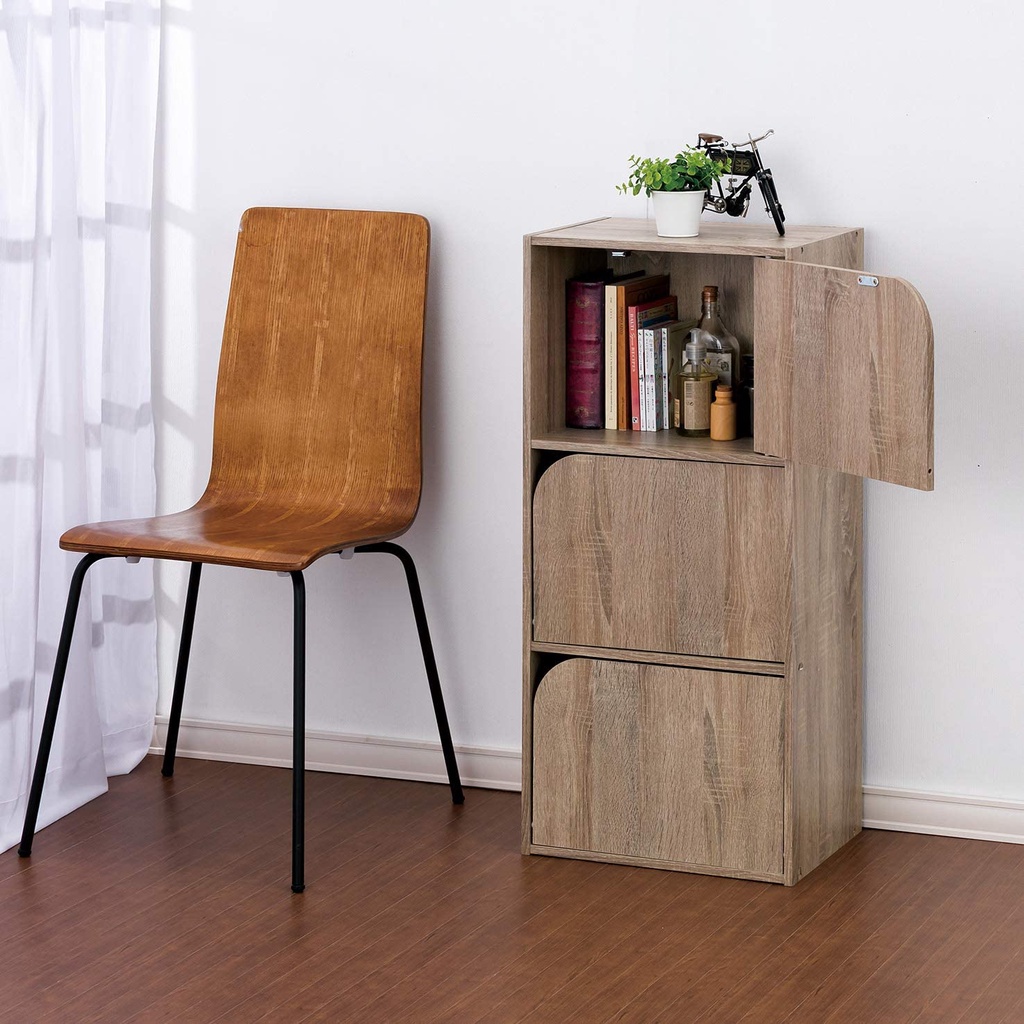 Rak Buku, Rak Baju, 3Door Cube (Box, Shelf, Storage) Shopee Malaysia