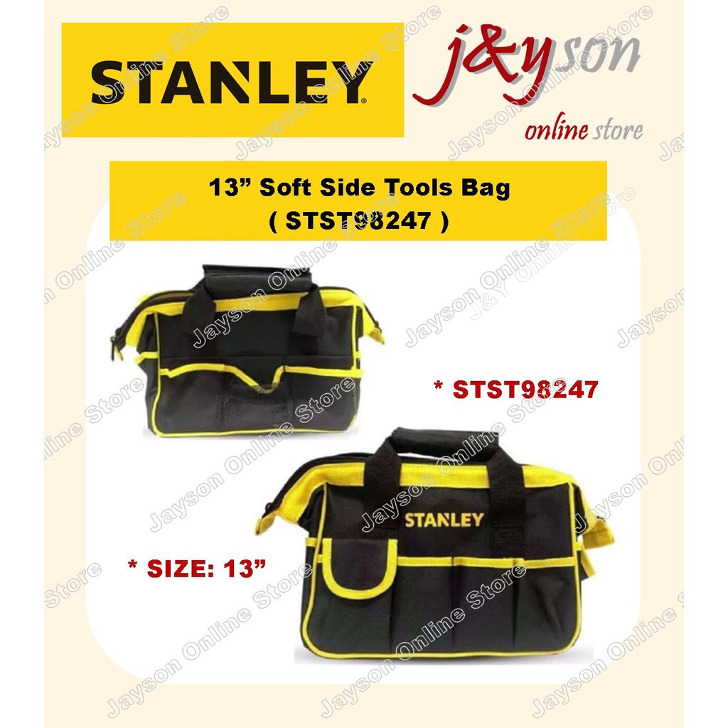 STANLEY Original 13" Soft Side Tools Bag / Storage Bag / Nail Bag