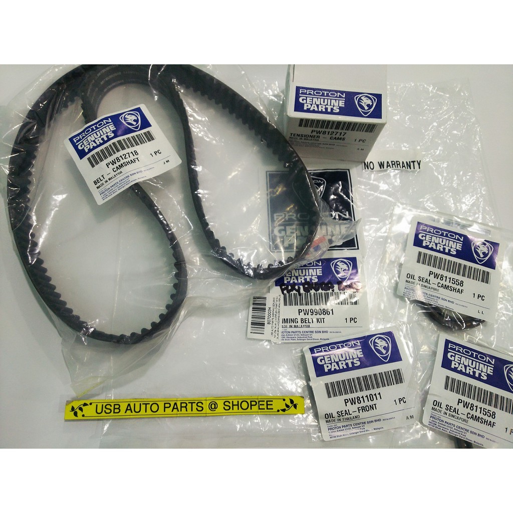Proton Saga FLX Preve Exora Bold Iriz Timing Belt Kit Set Proton
