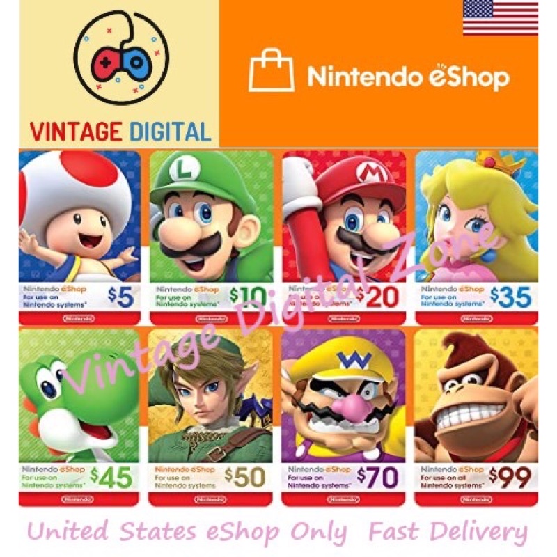 Nintendo Card 25 GBP Voucher Download Code UK Only Switch PC