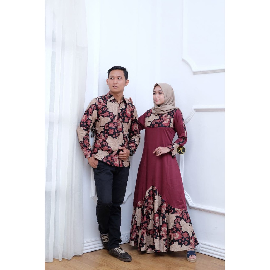 Gamis Couple Tunangan Hijab 10 Ide Baju Gamis Couple Untuk Tunangan