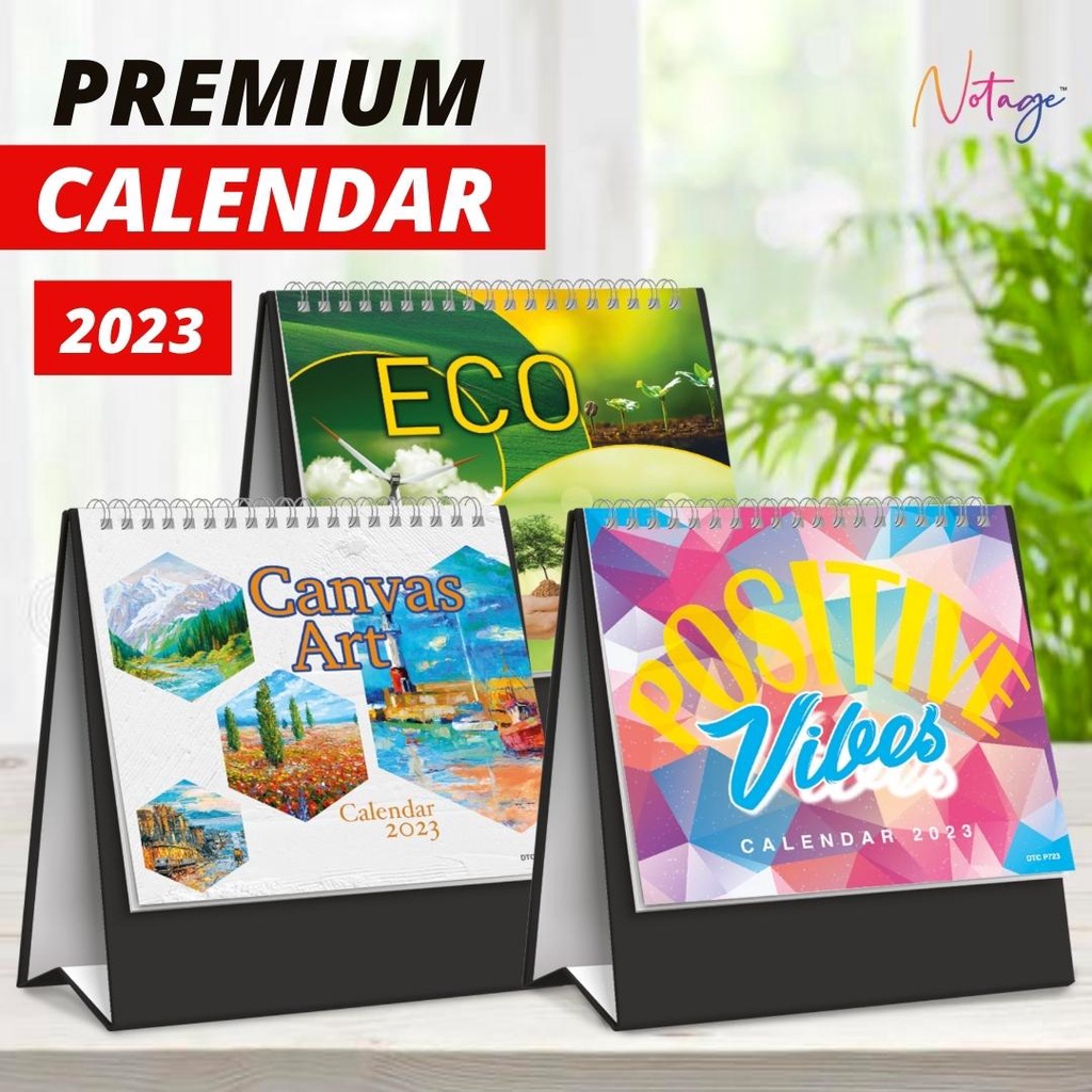 2023 planner calendar malaysia Year 2023 Premium Table Calendar 15 sheets Malaysian Calendar Desktop
