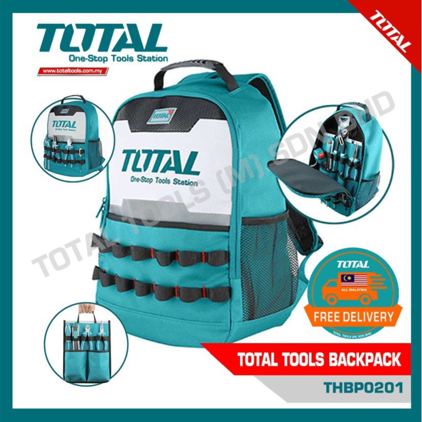 TOTAL TOOLS BACKPACK THBP0201 Shopee Malaysia