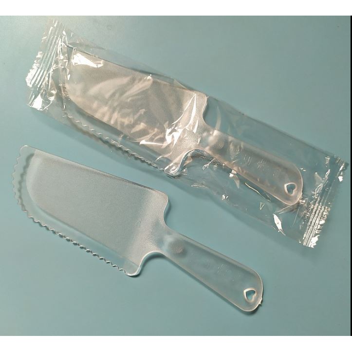 5pcs Plastic Cake Knife Cutting Knife Birthday Cake Knife Plastic Knife