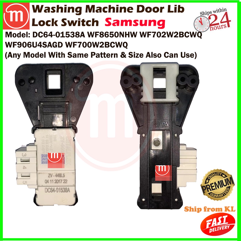 Samsung Washing Machine Door Lib Lock Switch DC6401538A WF8650NHW
