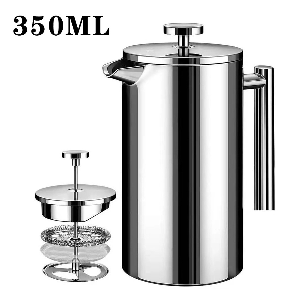 3H Barista Stainless Steel French Press Tea Coffee Pot/ Brewer/ Maker