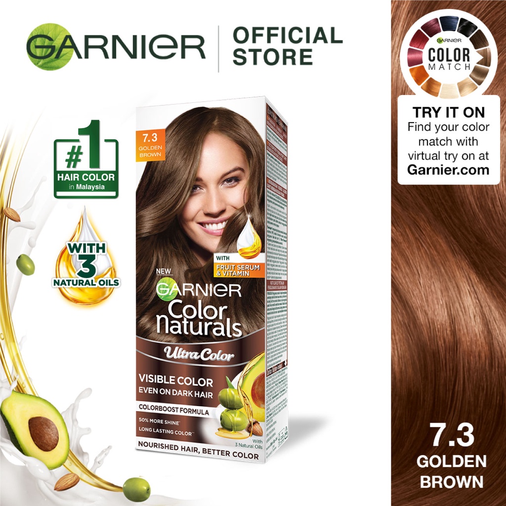 Garnier Color Naturals Ultra Color Kit Hair Colour Shopee Malaysia