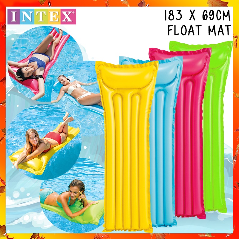 INTEX 59703 Economats Inflatable Floating Pool Air Mattress Swimming