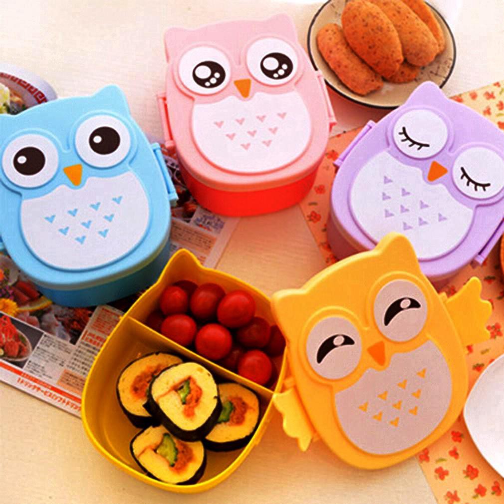 Bekal Makanan Cute Owl ( Owl Lunch Box Bento Food Container) Shopee Malaysia