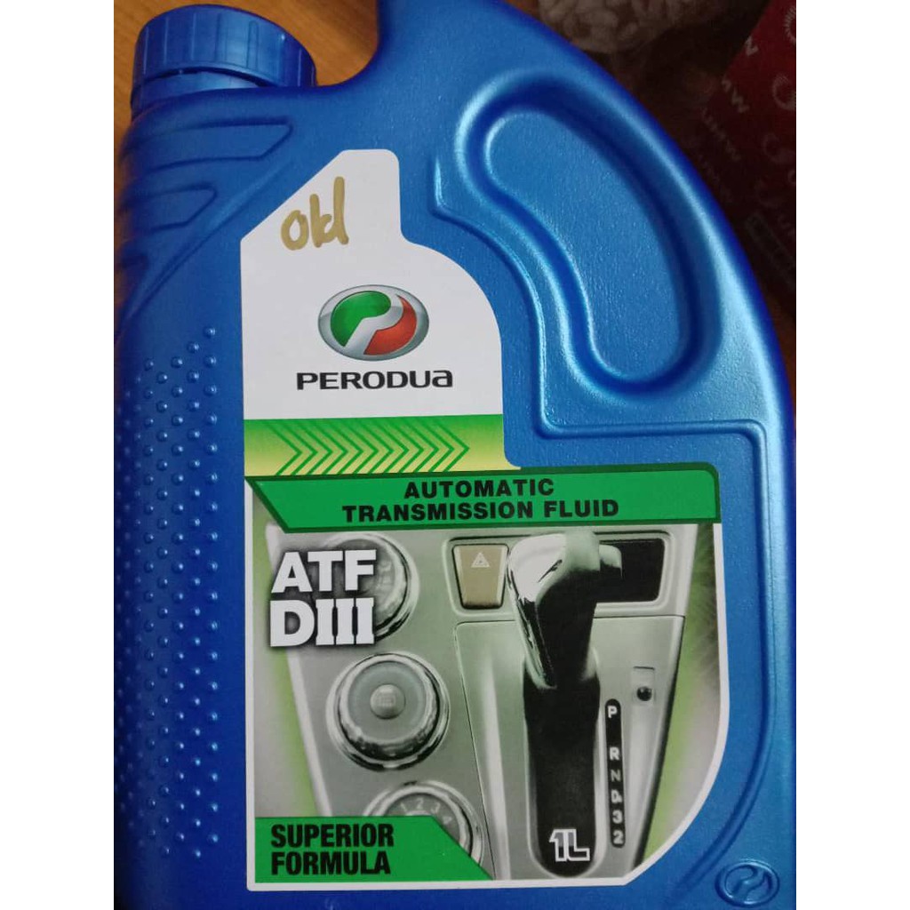 PERODUA AUTO Gear Oil ATF DIIISP3 (Green) 1L (Old Myvi) MYVI 1.0 1.3