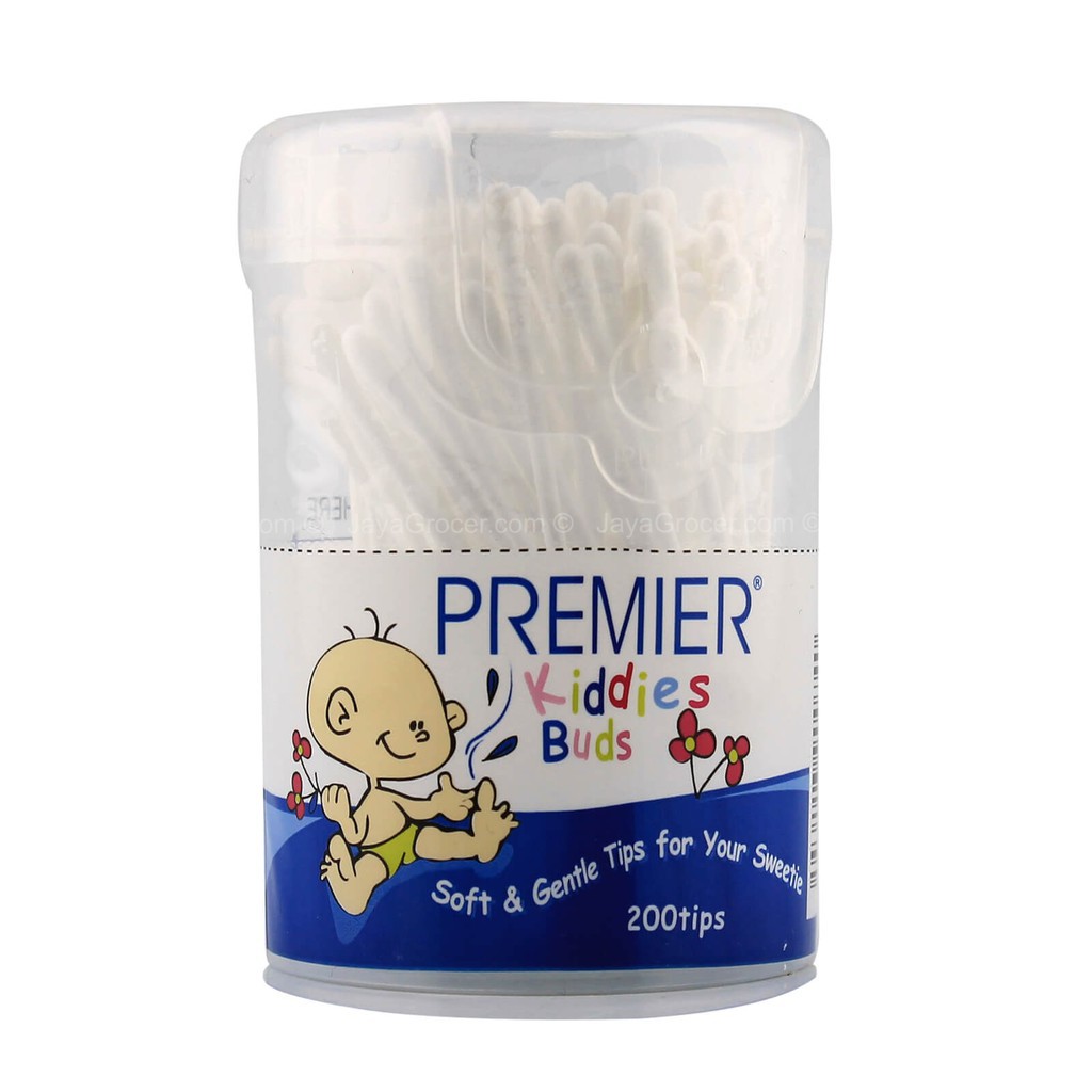 PREMIER BABY COTTON BUDS kiddies Buds 200 tips Shopee Malaysia