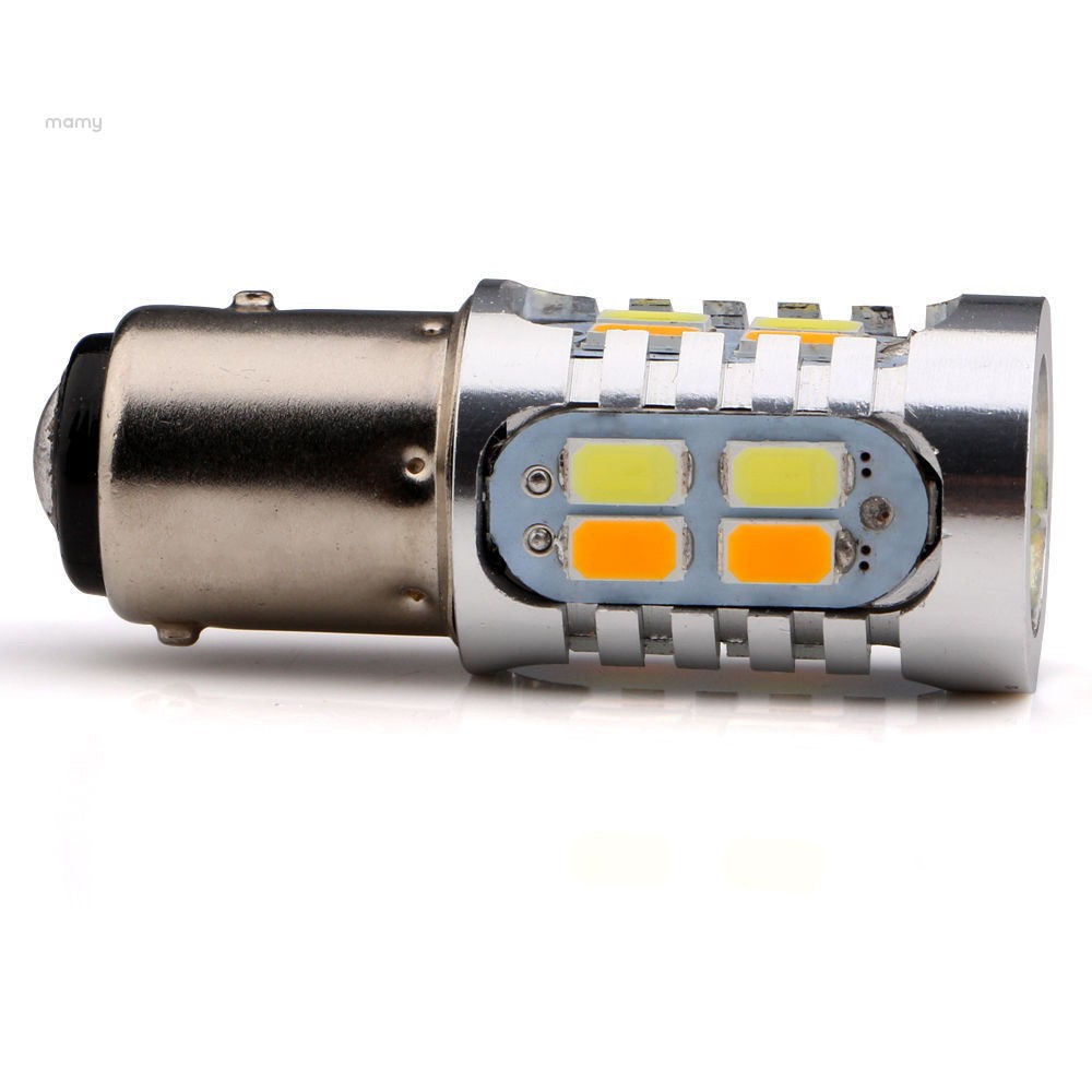 2X H11 LED FOG LIGHT BULB DRL DRIVING LAMP SWITCHBACK DUAL COLOR WHITE