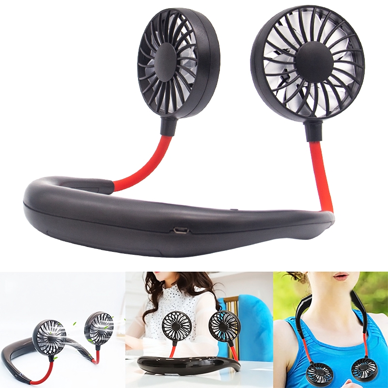 Portable Neck Fan Kipas Mini Usb Fan Rechargeable Neck Fan Air Cooler