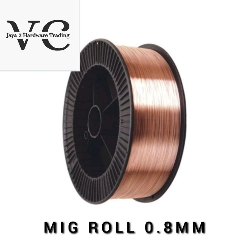 MIG ROLL ( 0.8MM ) WELDING WIRE ( copper ) 5kg Shopee Malaysia