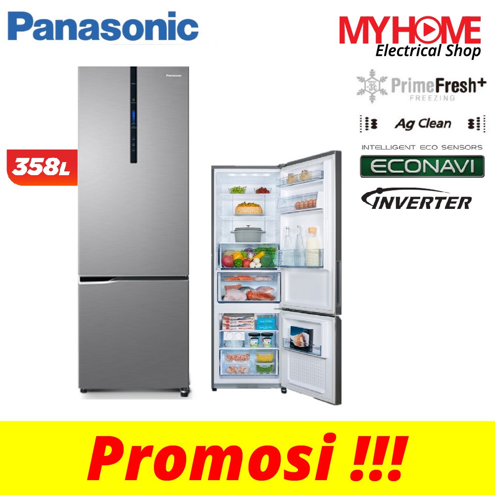 (PENGHANTARAN UTK KL & SELANGOR) PANASONIC NRBC360XSMY 358L Inverter