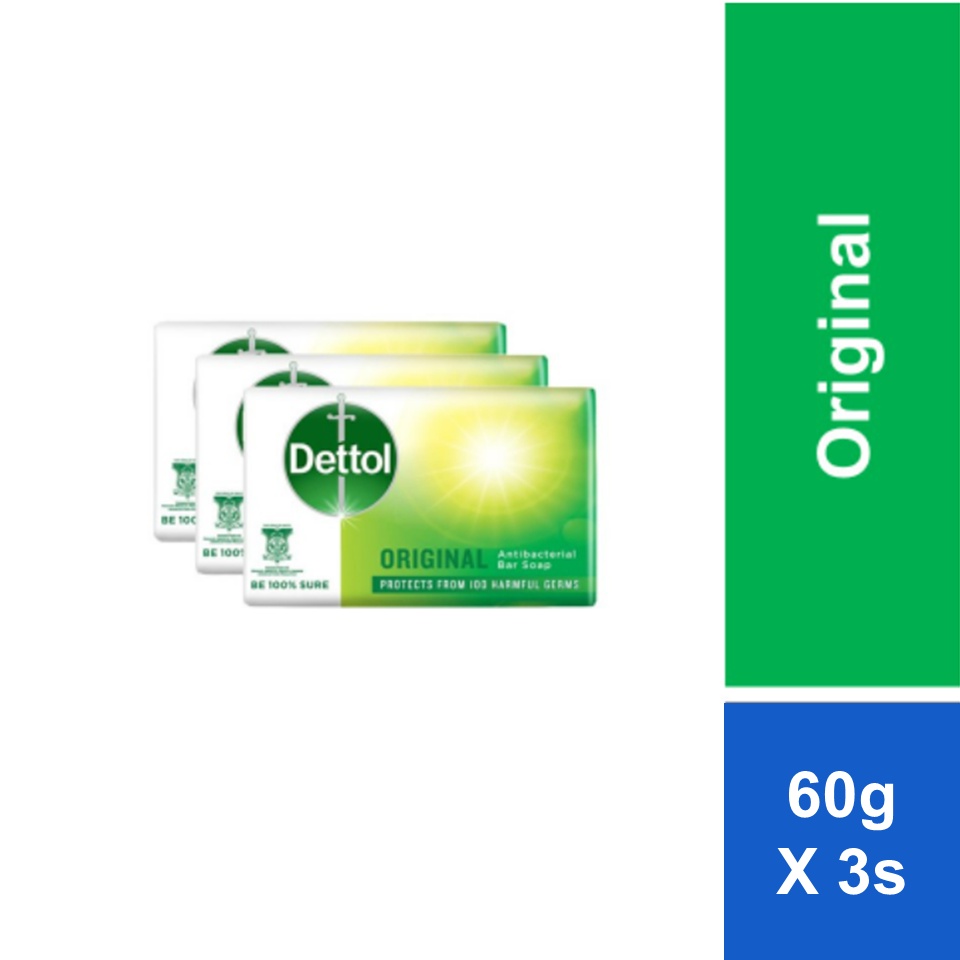 Dettol Body Soap Original 60g x 3s Shopee Malaysia