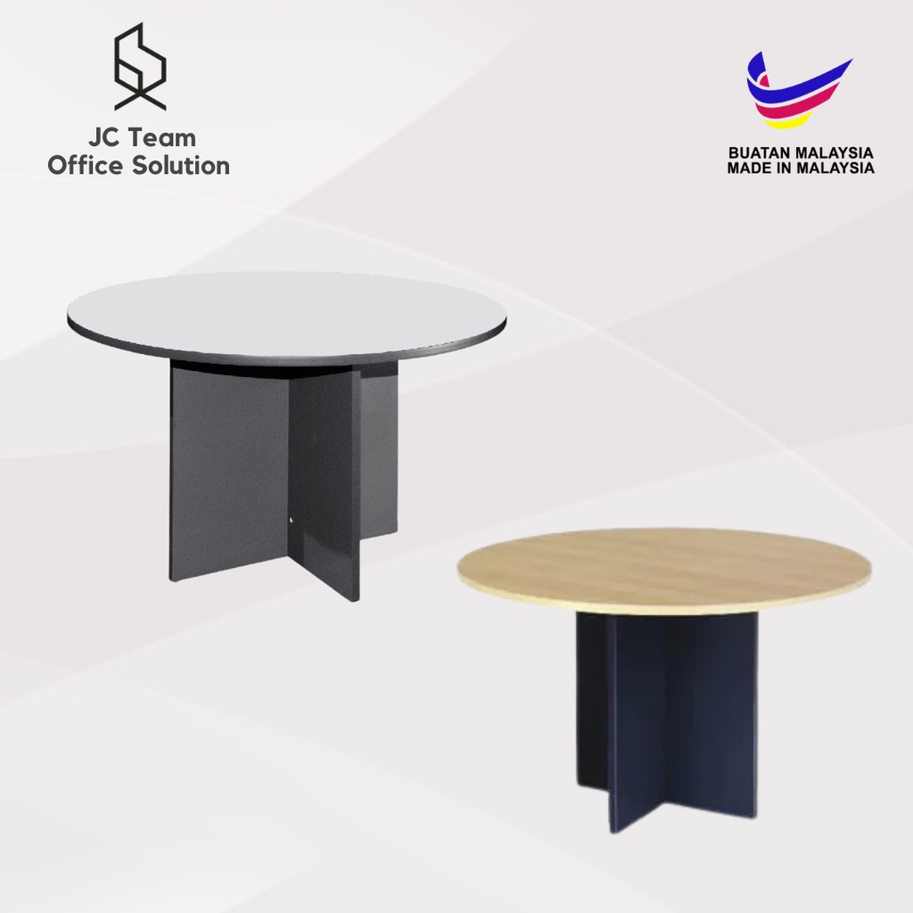 Round Conference Table Meeting Table (2 Color Available) Shopee Malaysia