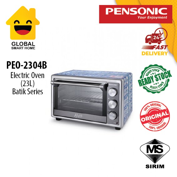 PENSONIC Electric Oven PEO2304B / PEO2304B (Batik Series) 23L