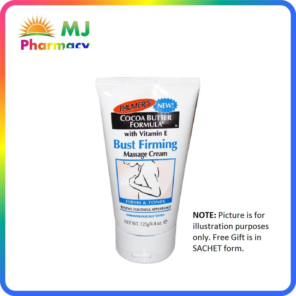SAMPLE Palmer's Bust Firming Massage Cream 2.5g Sachet Shopee Malaysia