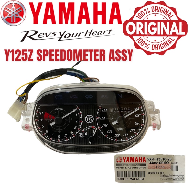 YAMAHA Y125 SPEEDOMETER ASSY 100 ORIGINAL 125Z 125ZR SPEEDOMETER METER