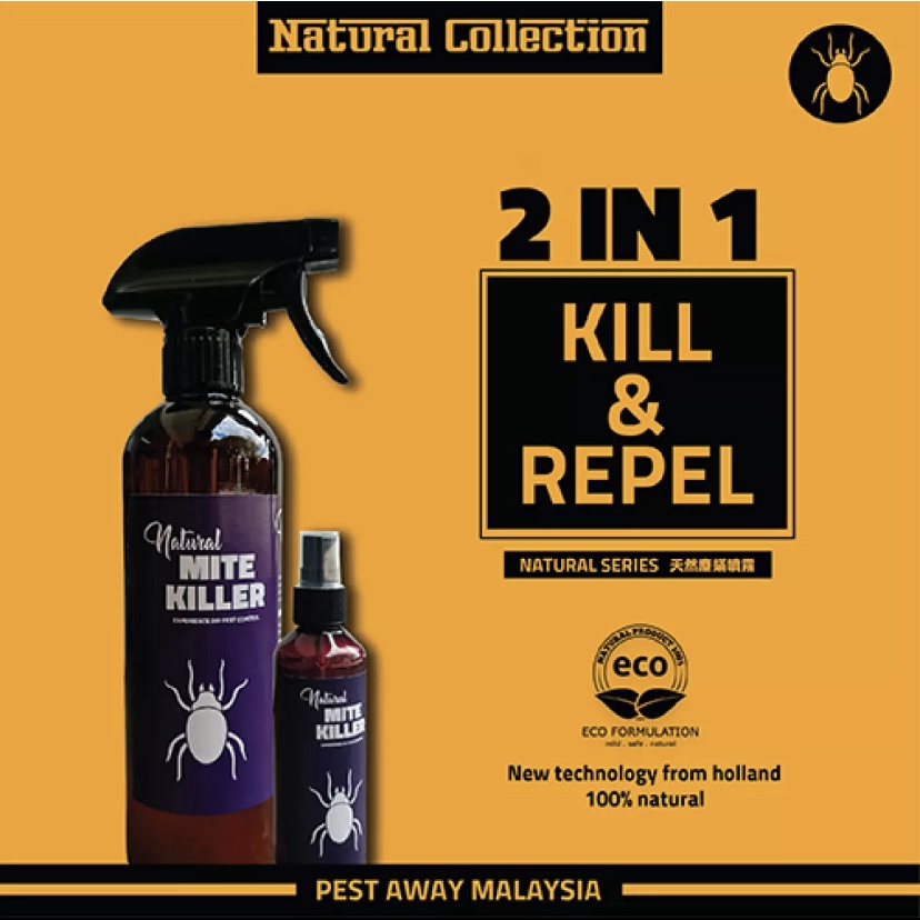 PEST AWAY Natural Dust Mite Spray / Ubat Hama Habuk Kutu Organik