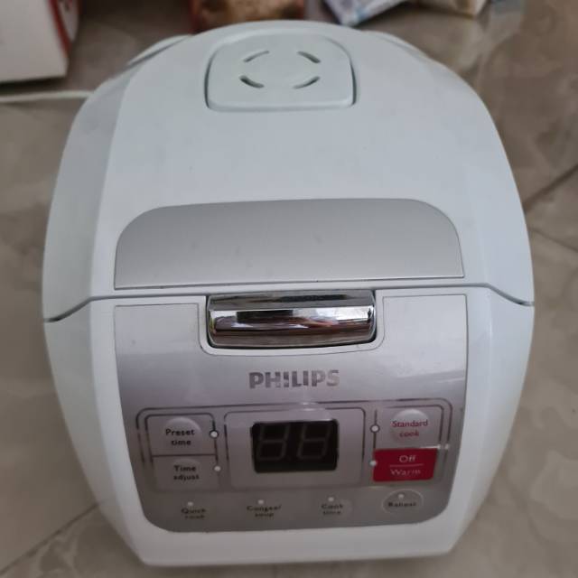 (Preloved) Philips DIGITAL RICE COOKER HD3030 1LITER Shopee Malaysia
