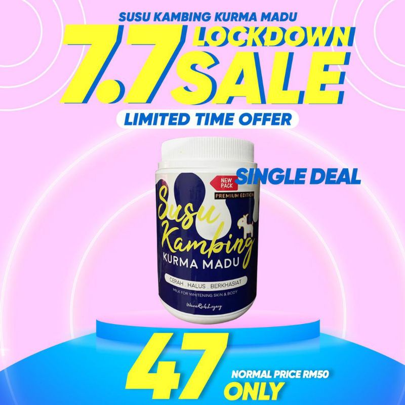 SUSU KAMBING KURMA MADU (SKKM) + FREE SHAKER Shopee Malaysia