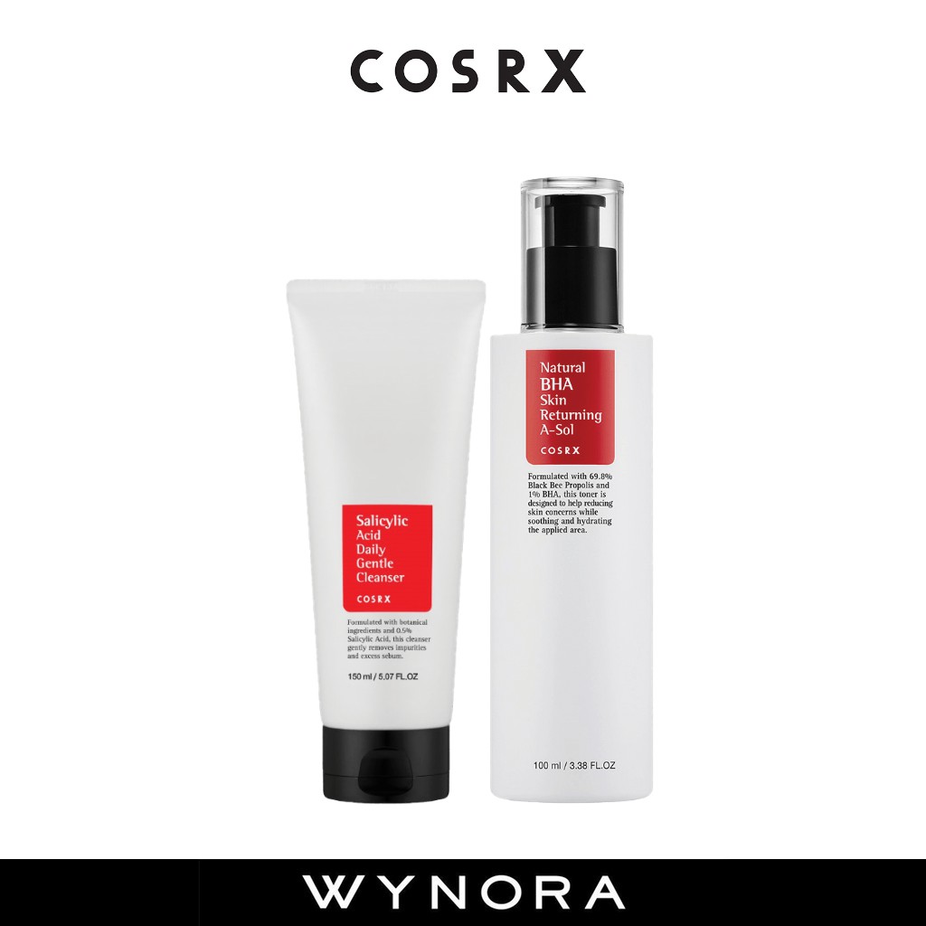 Cosrx Set Salicylic Acid Cleanser + Natural BHA Skin