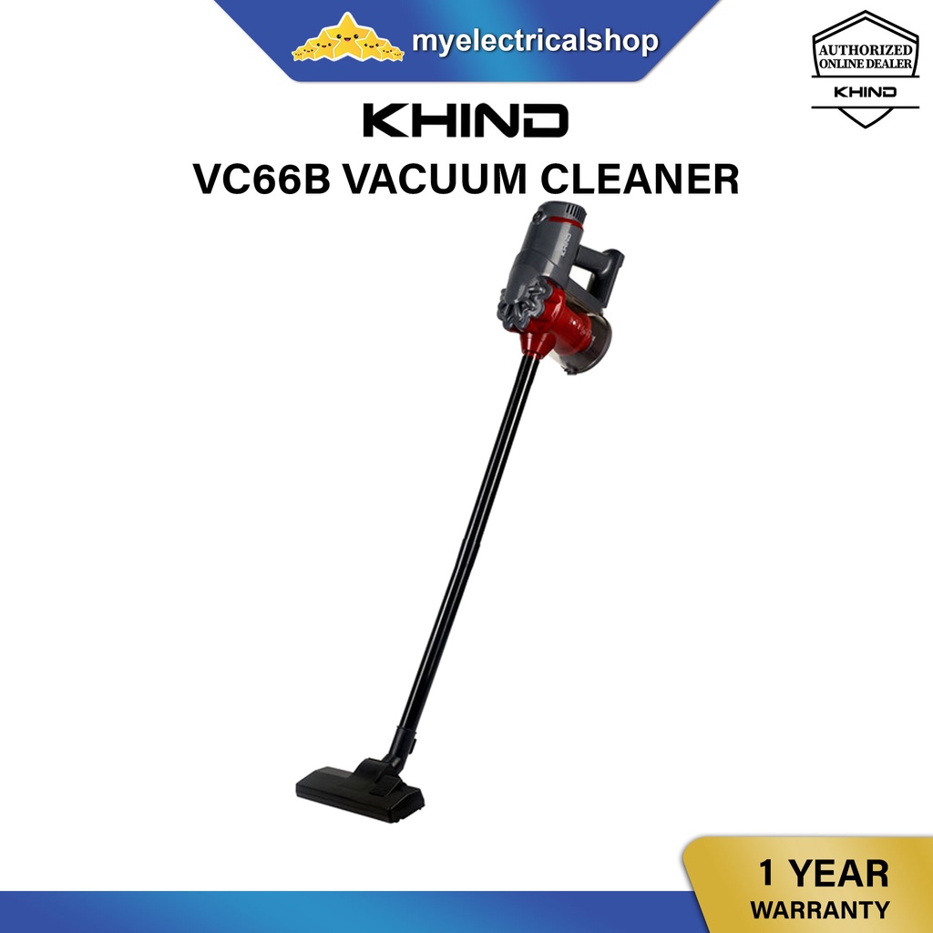 Khind VC66B Wired Vacuum Cleaner Cyclonic Handheld Vacuum 600W Shopee