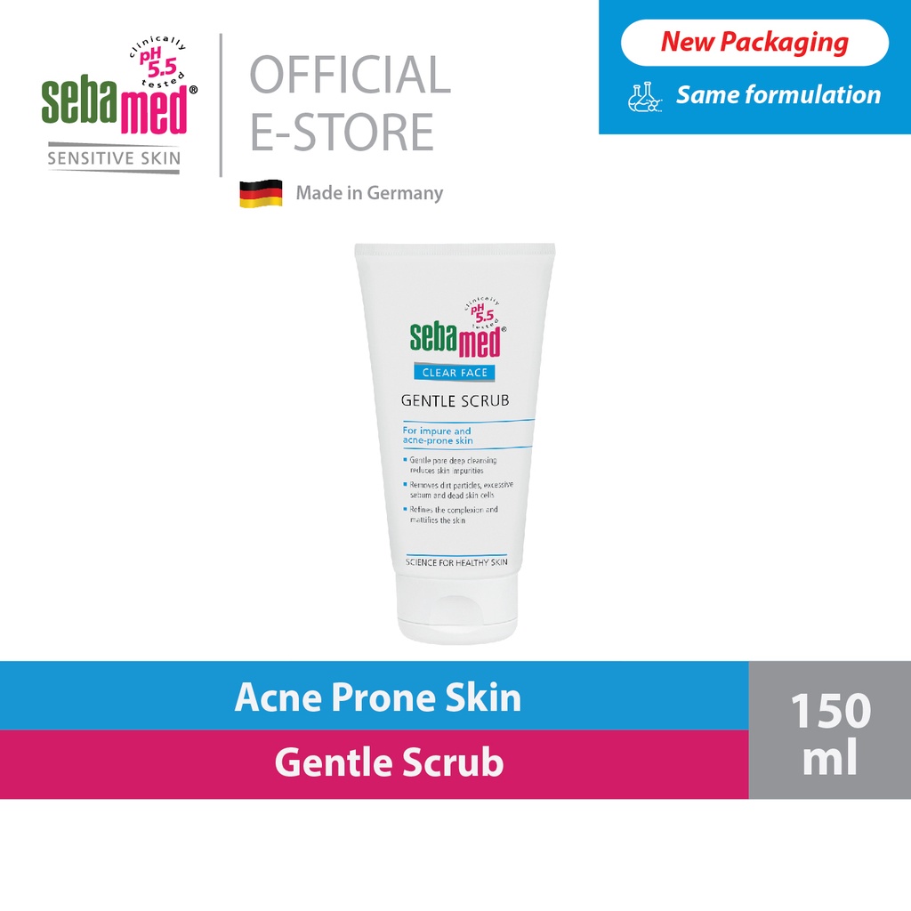 Sebamed Clear Face Gentle Scrub (150ml) Shopee Malaysia