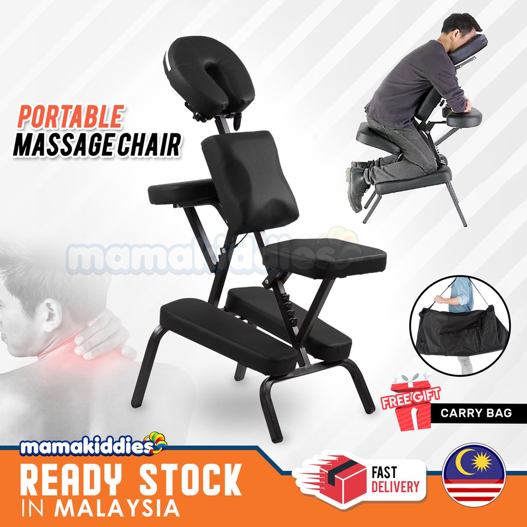 Premium Portable Foldable Shoulder Massage Chair for Spa Salon Kerusi