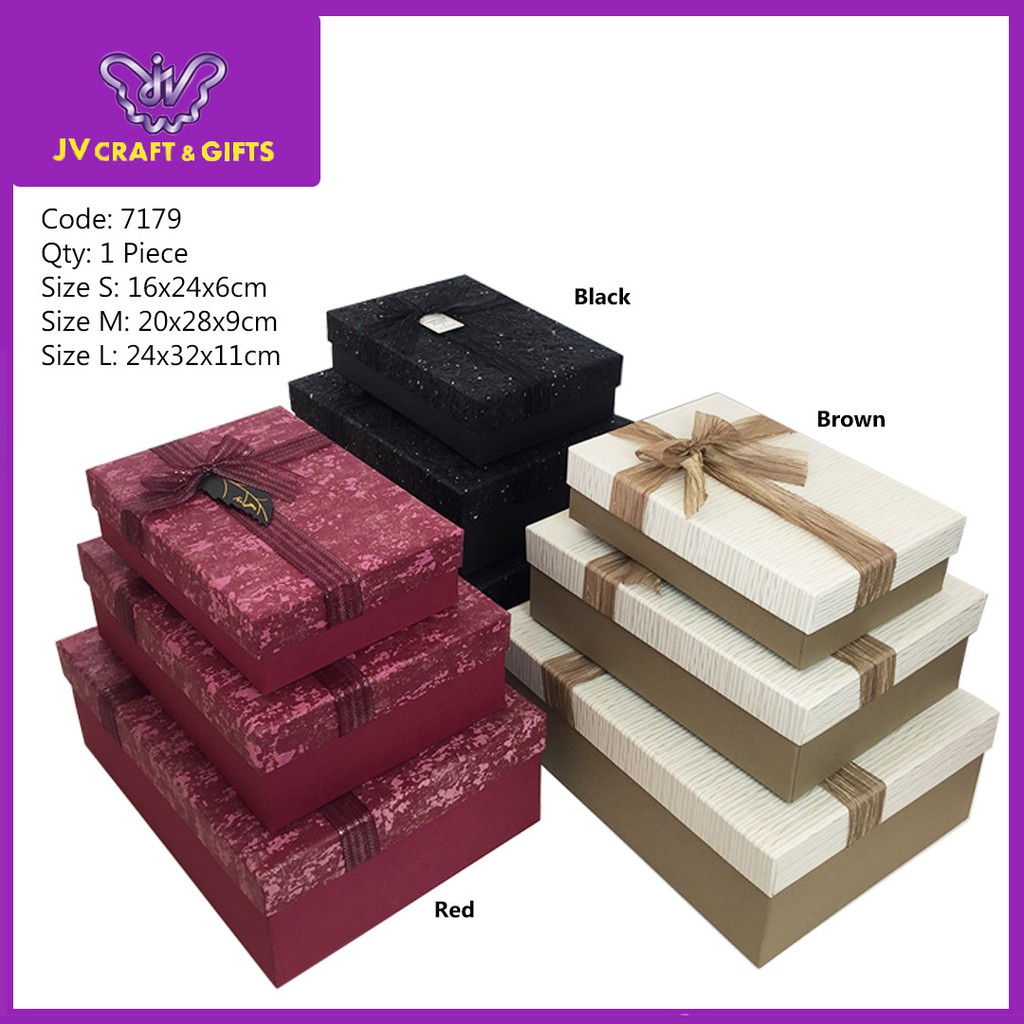 Gift Box Rectangle Shaped / Kotak Hadiah / Bridesmaid Box