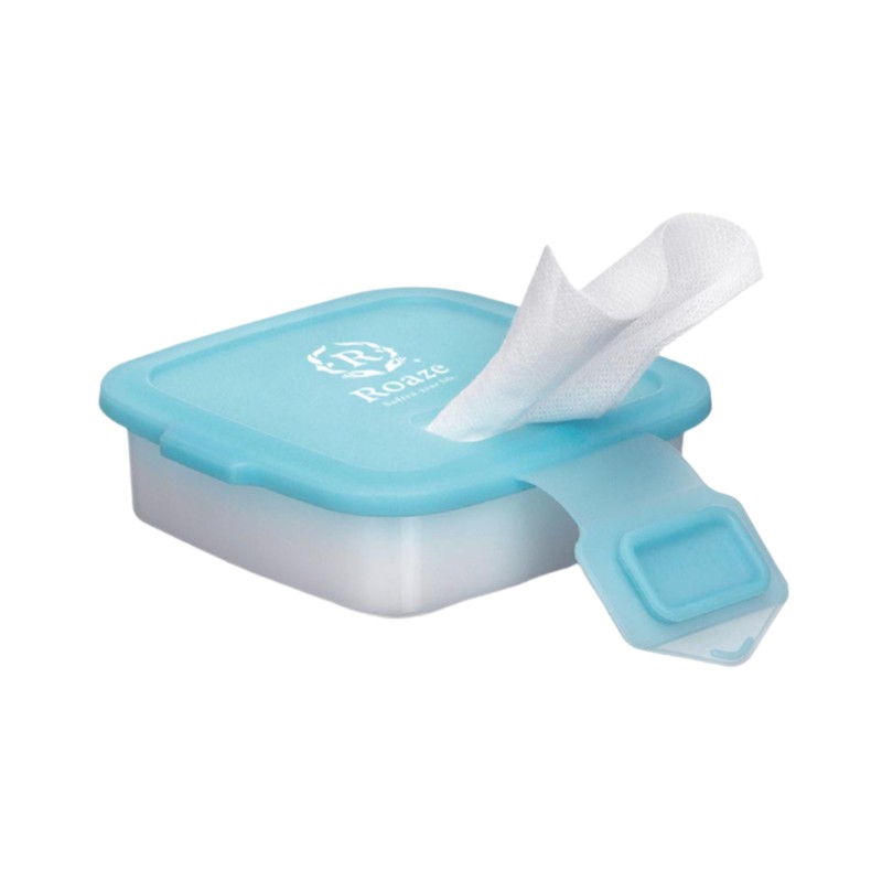 Roaze Silicone wipes dispenser Free Roaze Baby Dry Wipes (Gentle) 10pcs
